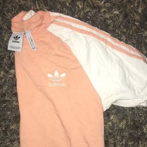 adidas 3 stripe top
